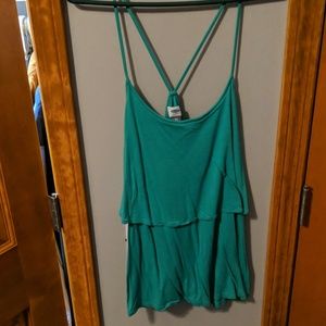 Teal tanktop